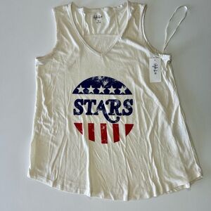 Style & Co. Women’s American Star Graphic Tank Top Size M